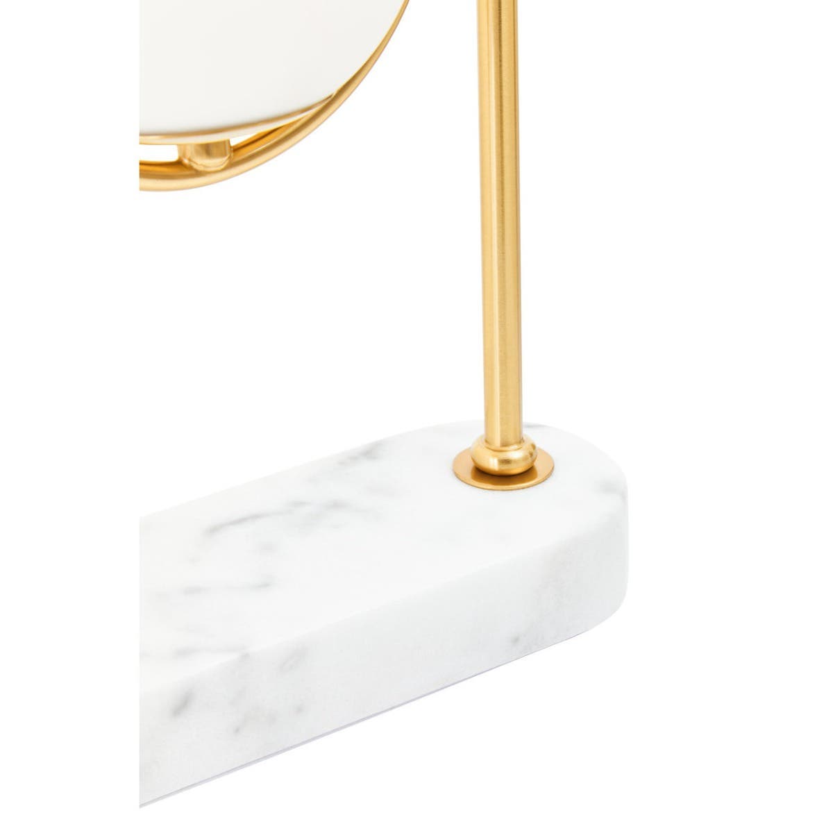 Zalika Marble And Gold Orb Table Lamp