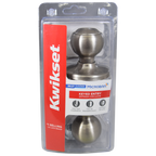 Kwikset 400P15CPK6 Keyed Entry Knob, Satin Nickel