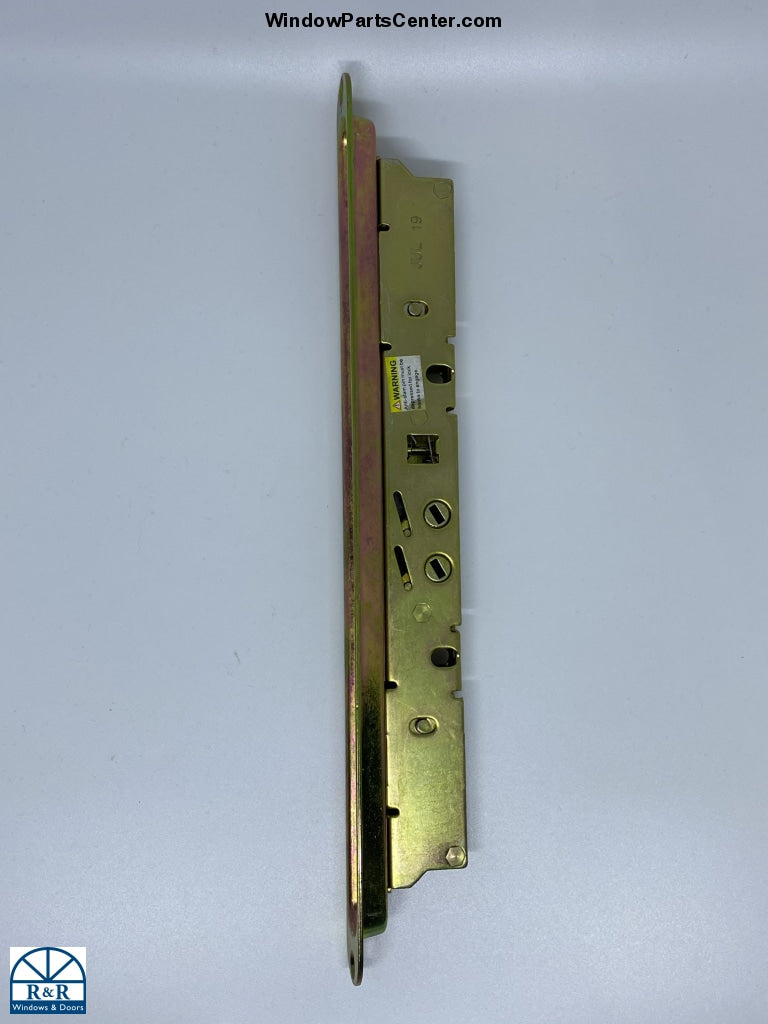 558 - Amesbury Truth Gemini II Recessed Mortise Lock With Recessed Faceplate  - 2 Point - For Sliding Patio Door