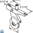 559 Replacement Rite and Metal Industry  Screen Door Roller