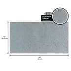 12 in. x 24 in. x .020 in. Silver Aluminum Sheet Leathergrain