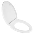 Open Box - Elongated Closed-Front Toilet Seat with Slow Close and Duroplast