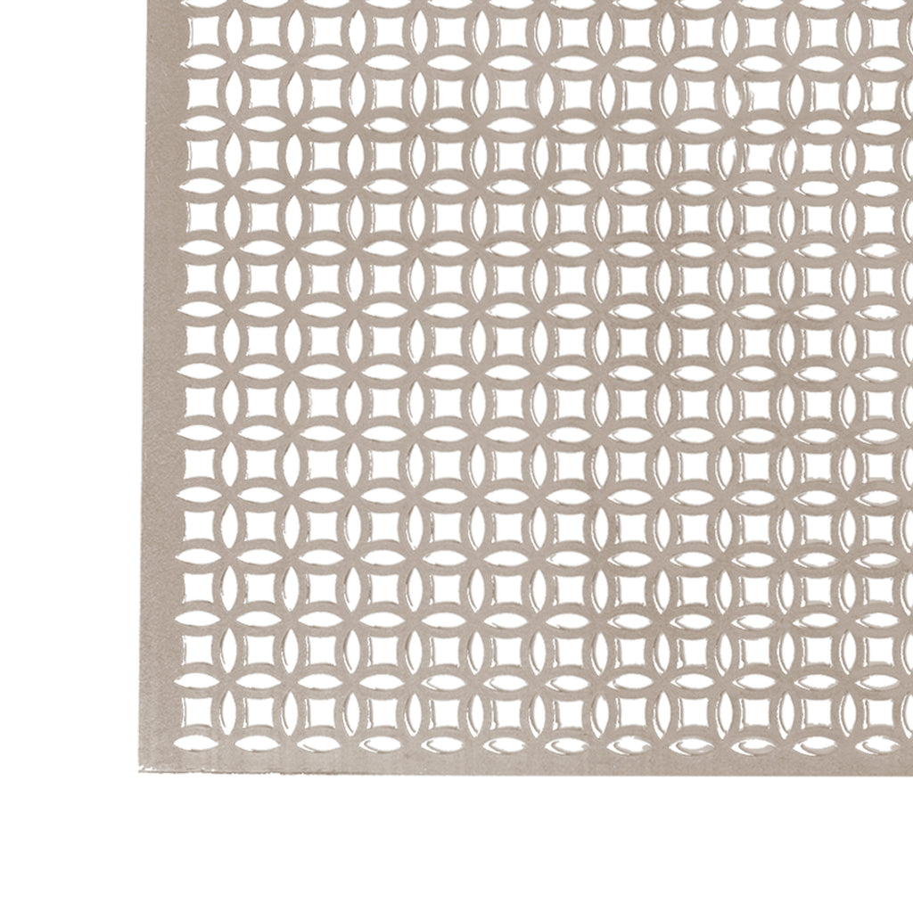 12 in. x 24 in. x .020 in. Satin Nickel Aluminum Sheet Elliptical