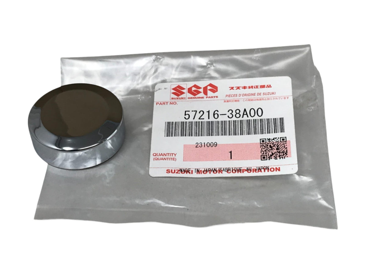 Genuine OEM Suzuki Chrome Bar End Cap 57216-38A00