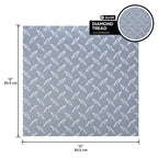 Silver Aluminum Sheet Diamond Tread