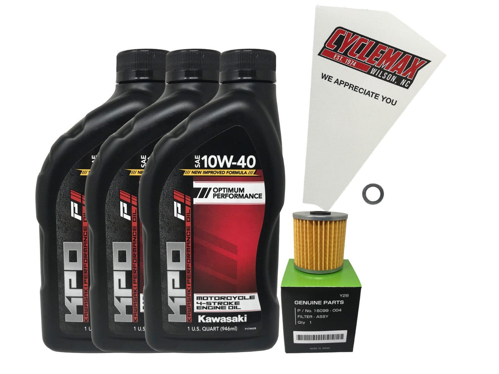 Kawasaki KPO Standard Oil Change Kit for 1988-2002 BAYOU 220