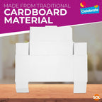 White Single Cake Slice Boxes | Wedding Party Favour | 20 Pack