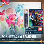 A4 Watercolour Pad Cold Pressed | Sketch & Drawing | 30 Pack