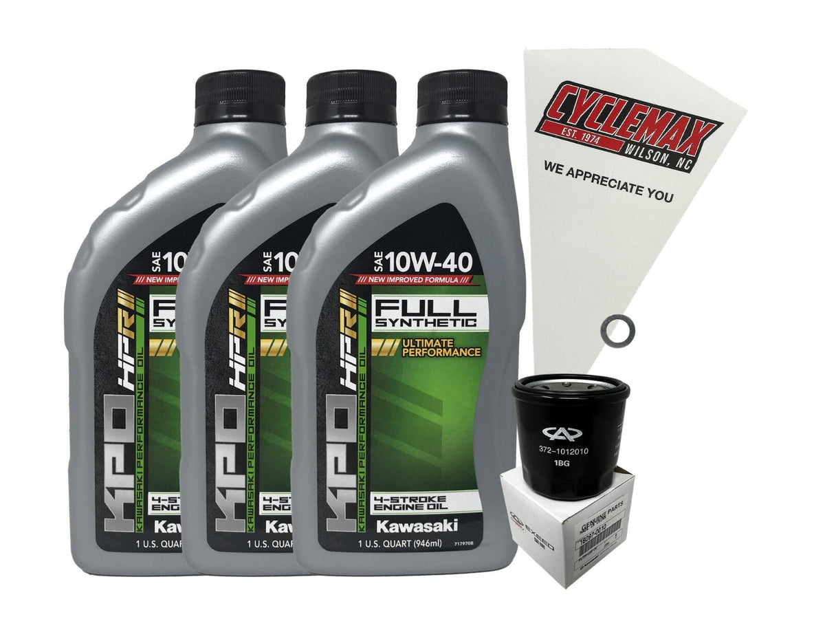 Kawasaki KPO Full Synthetic Oil Change Kit for 2015-2023 MULE PRO FX