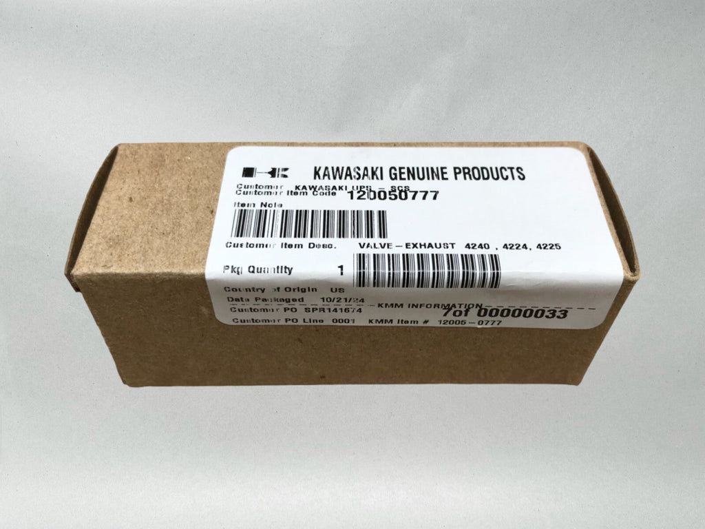 Kawasaki Genuine OEM Authentic Exhaust Valve 12005-0777