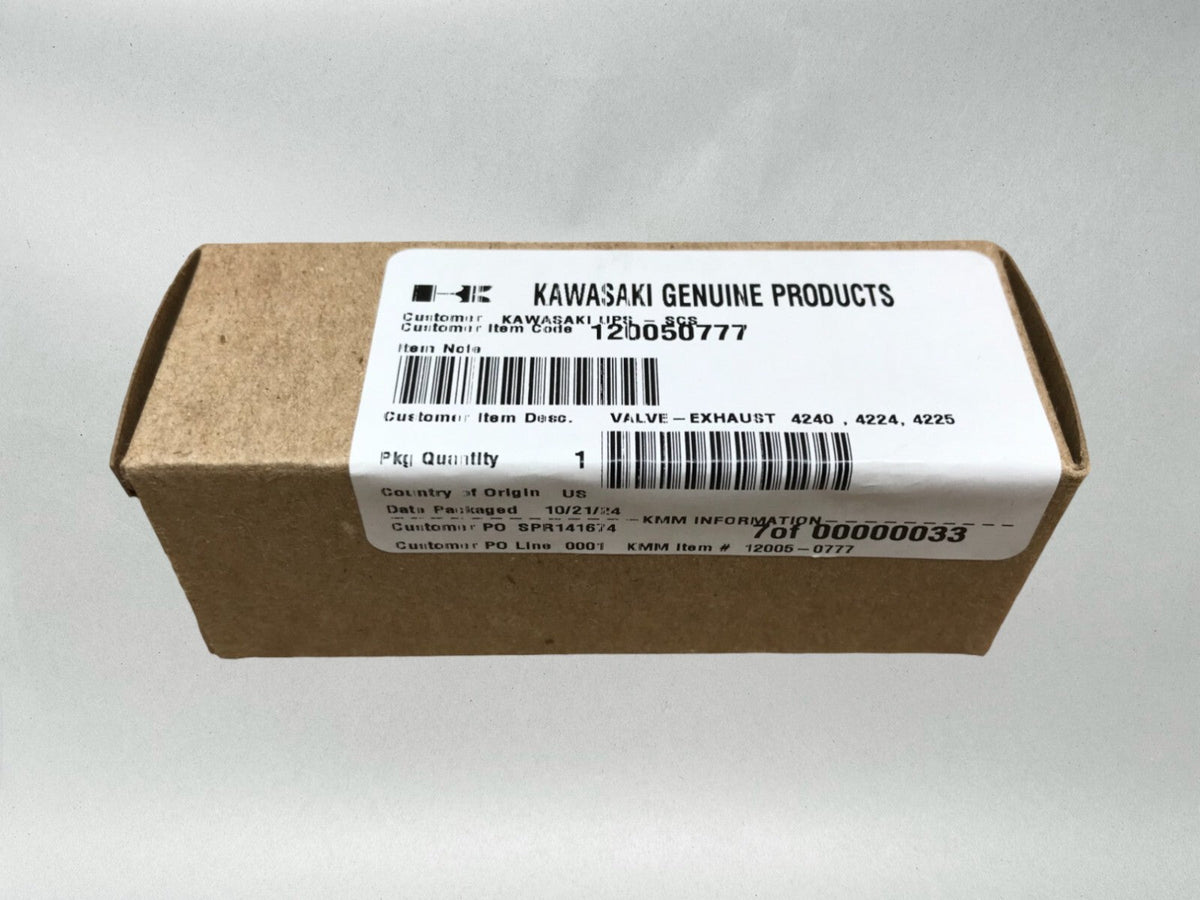 Kawasaki Genuine OEM Authentic Exhaust Valve 12005-0777