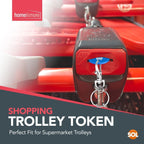 Trolley Coin Token | Shopping Cart Design | £1 Holder | 6 Pack
