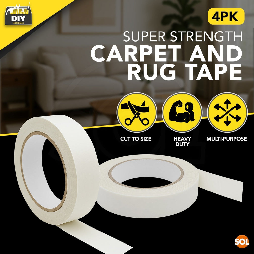 Double Sided Rug Gripper Tape 21mm x 15m | Anti Slip | 2 Pack