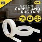 Double Sided Rug Gripper Tape 21mm x 15m | Anti Slip | 2 Pack