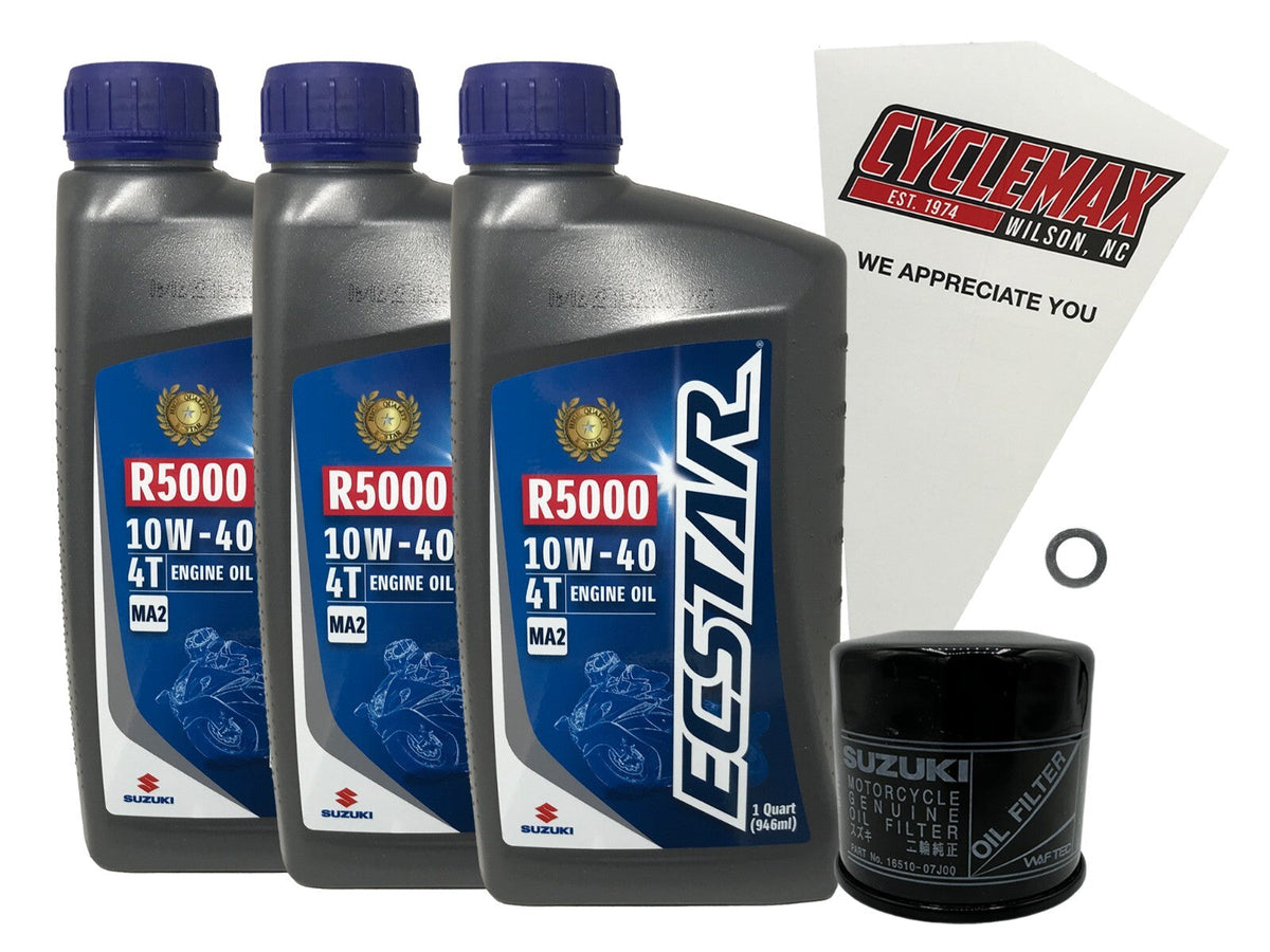 Suzuki Ecstar Standard Oil Change Kit for 2001-2012 SV650