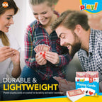 Playing Cards | Plastic Coated Professional Poker Deck | 18 Pack