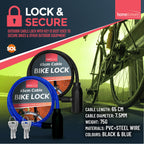 Bike Lock Cable Heavy Duty Steel Security Chain | 650mm