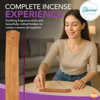 Incense Sticks with Holder | Assorted Fragranced Long Burning | 200 Pack