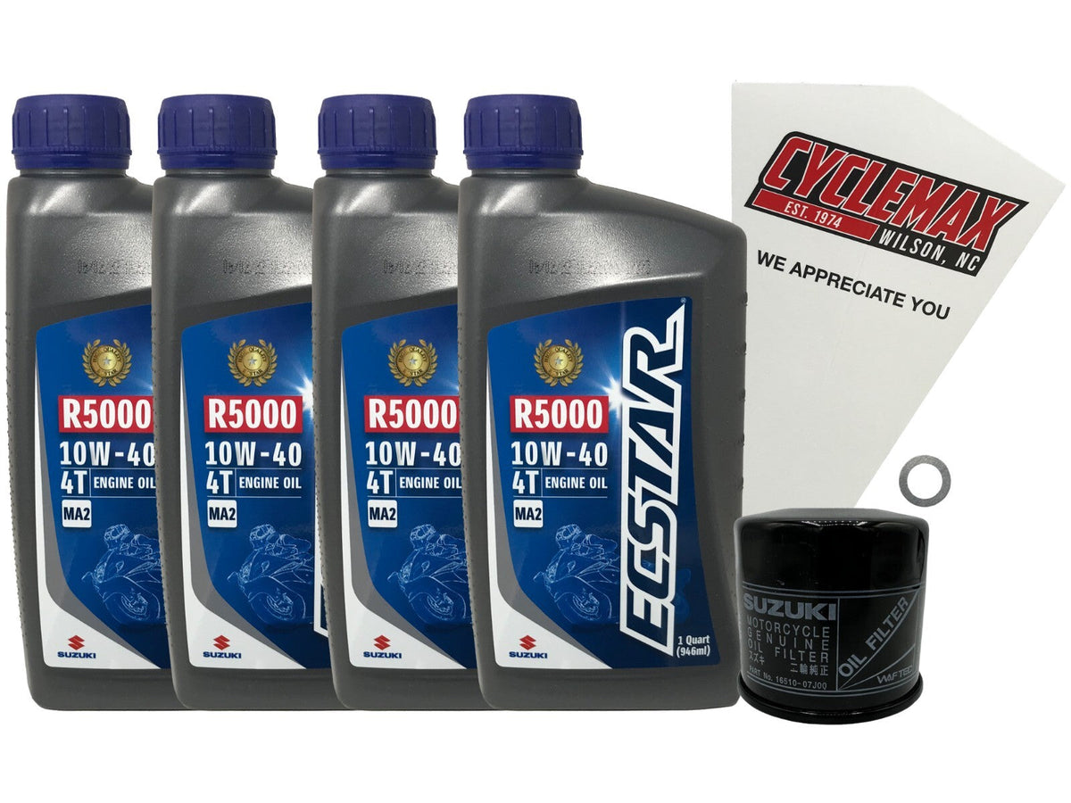 Suzuki Ecstar Standard Oil Change Kit for 2008-2009 VZR1800