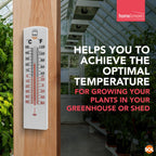 Wall Thermometer Indoor Outdoor Home Office Garden Greenhouse | 2 Pack