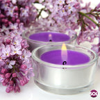 Scented Tea Light Candles | 4 Hour Burn Fragrance | 75 Pack