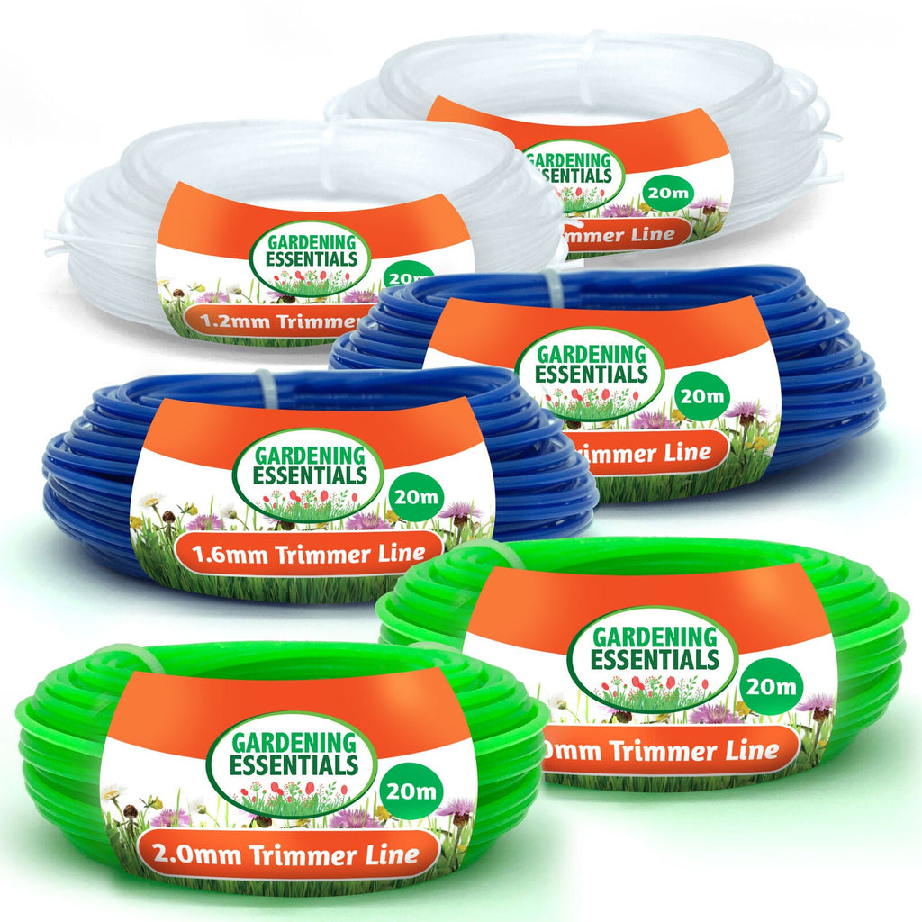 Garden Strimmer Trimmer Line Cord 20M | Nylon Wire | 2 Pack