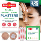 Round Spot Plasters 2.5cm Washproof First Aid | 400 Pack