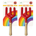 Kids Gardening Fork 20cm | Child Garden Tool Outdoor Play | 2 Pack