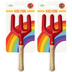 Kids Gardening Fork 20cm | Child Garden Tool Outdoor Play | 2 Pack