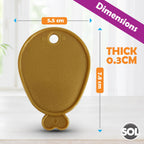 Balloon Weights Gold | Heavy Duty Helium Party Decor 24 Pack