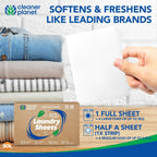 Unscented Laundry Detergent Sheets | Non Bio Unfragranced | 10 Pack
