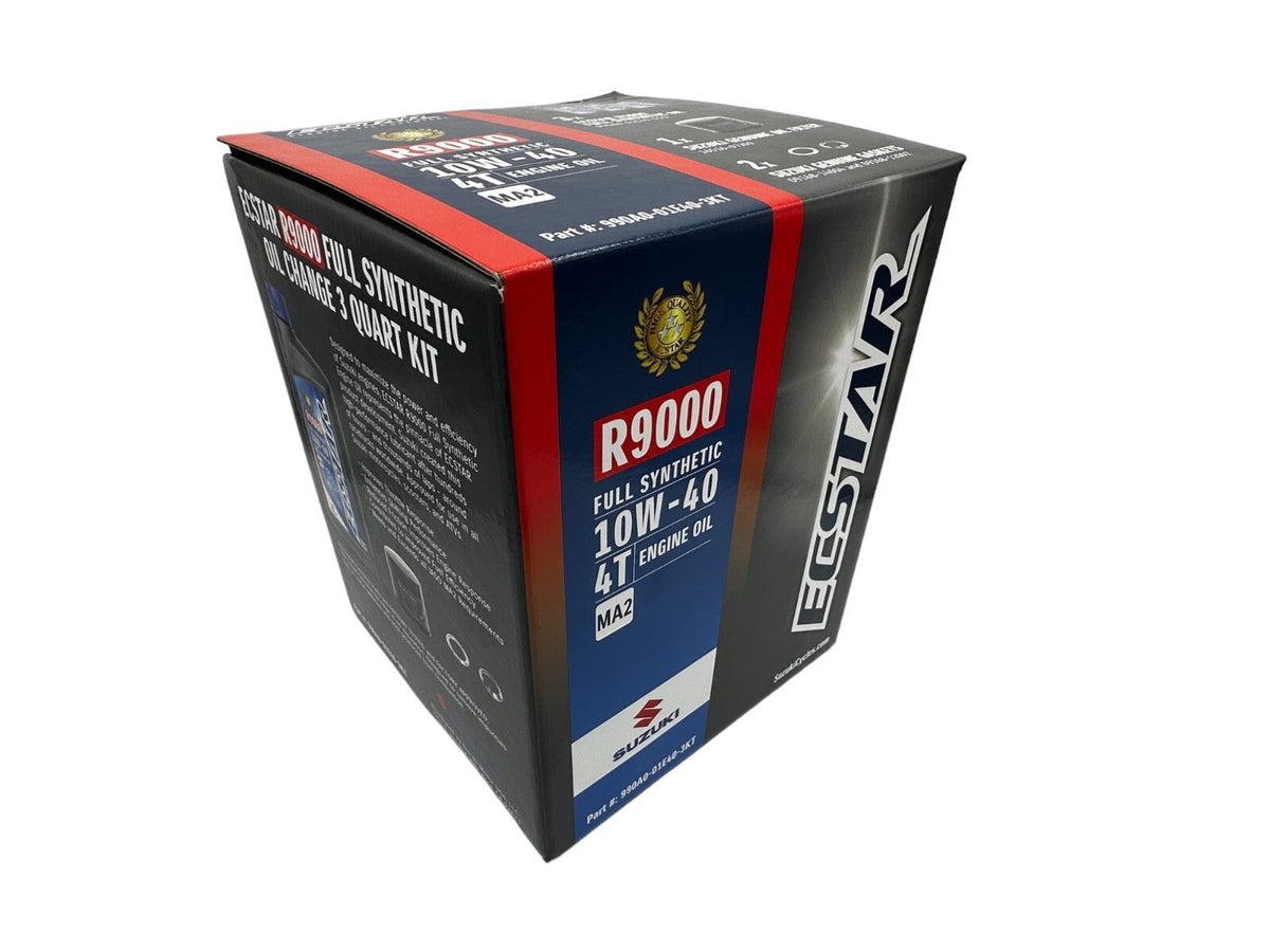 Suzuki OEM Ecstar R9000 FS Oil Change Kit 990A0-01E40-01Q-3KT w/ Funnel