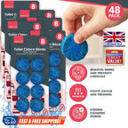 Cistern Blue Blocks Toilet Freshener Cleaner | 48 Pack