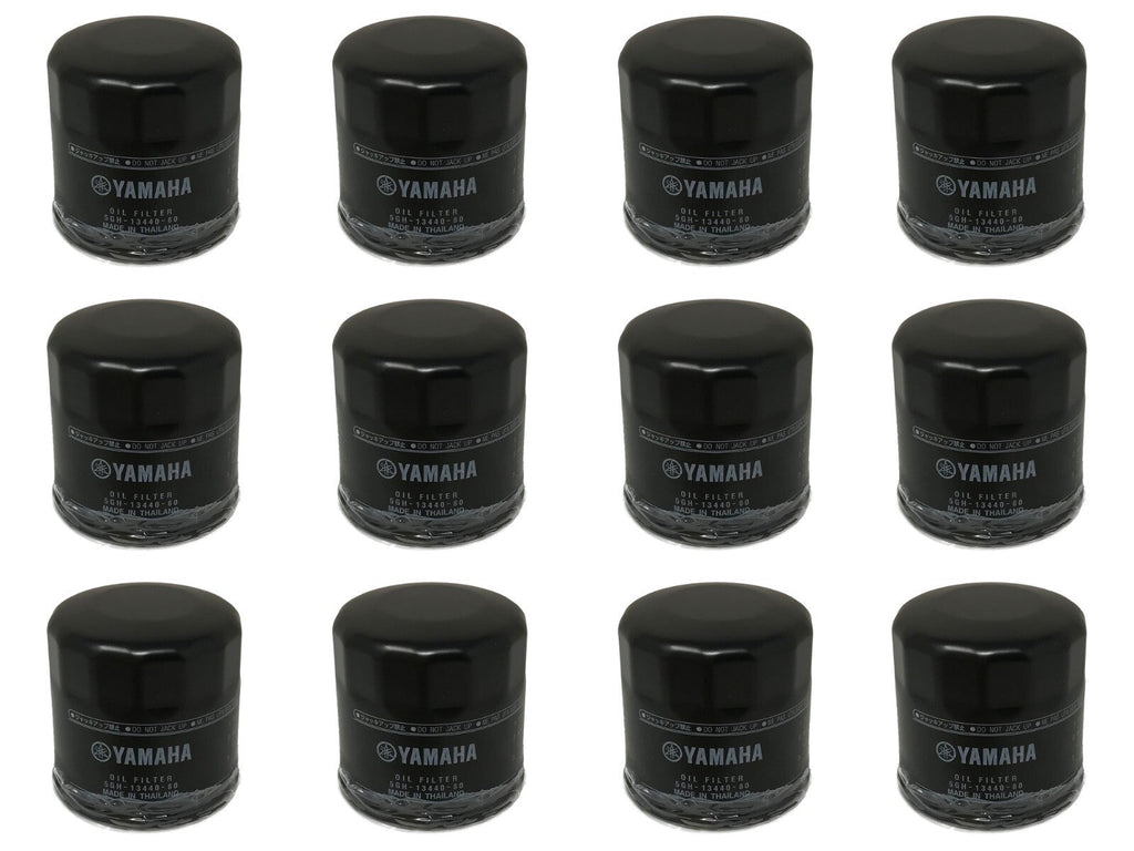 Yamaha Genuine OEM Oil Filter 5GH-13440-80-00 replaces 5GH-13440-61 - 12 Pack