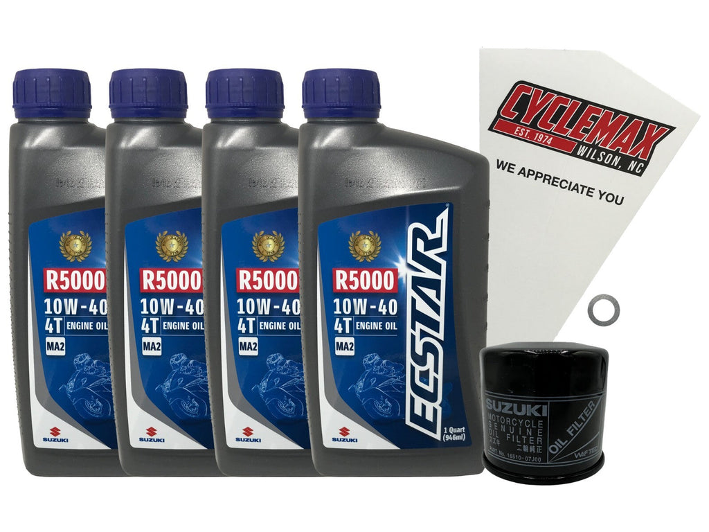 Suzuki Ecstar Standard Oil Change Kit for 2008-2009 VZR1800