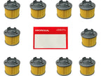 Honda Genuine OEM 15412-HB6-003 OIL FILTER 86-87 TRX125 ATC125M - 10 Pack