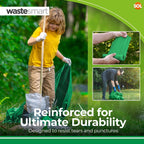 Garden Sacks Heavy Duty 60L Green Waste Bags | 168 Pack
