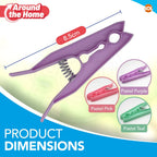Jumbo Clothes Pegs Strong Plastic Washing Line Clips | 48 Pack