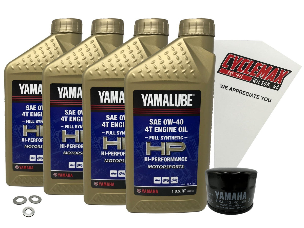 Yamaha Yamalube Full Synthetic Oil Change Kit for 2007-2014 VENTURE LITE