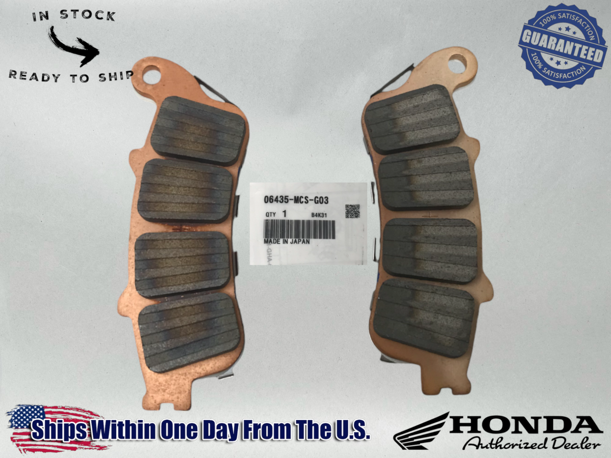 Honda OEM (03-18) ST1300 Rear Brake Pad Set 06435-MCS-G03