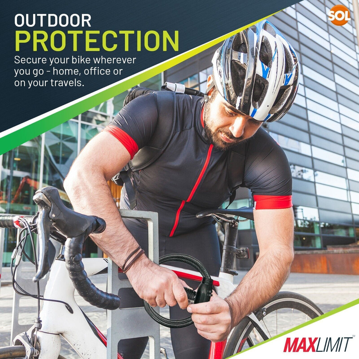 Bike Lock Cable Heavy Duty Steel Security Chain | 650mm
