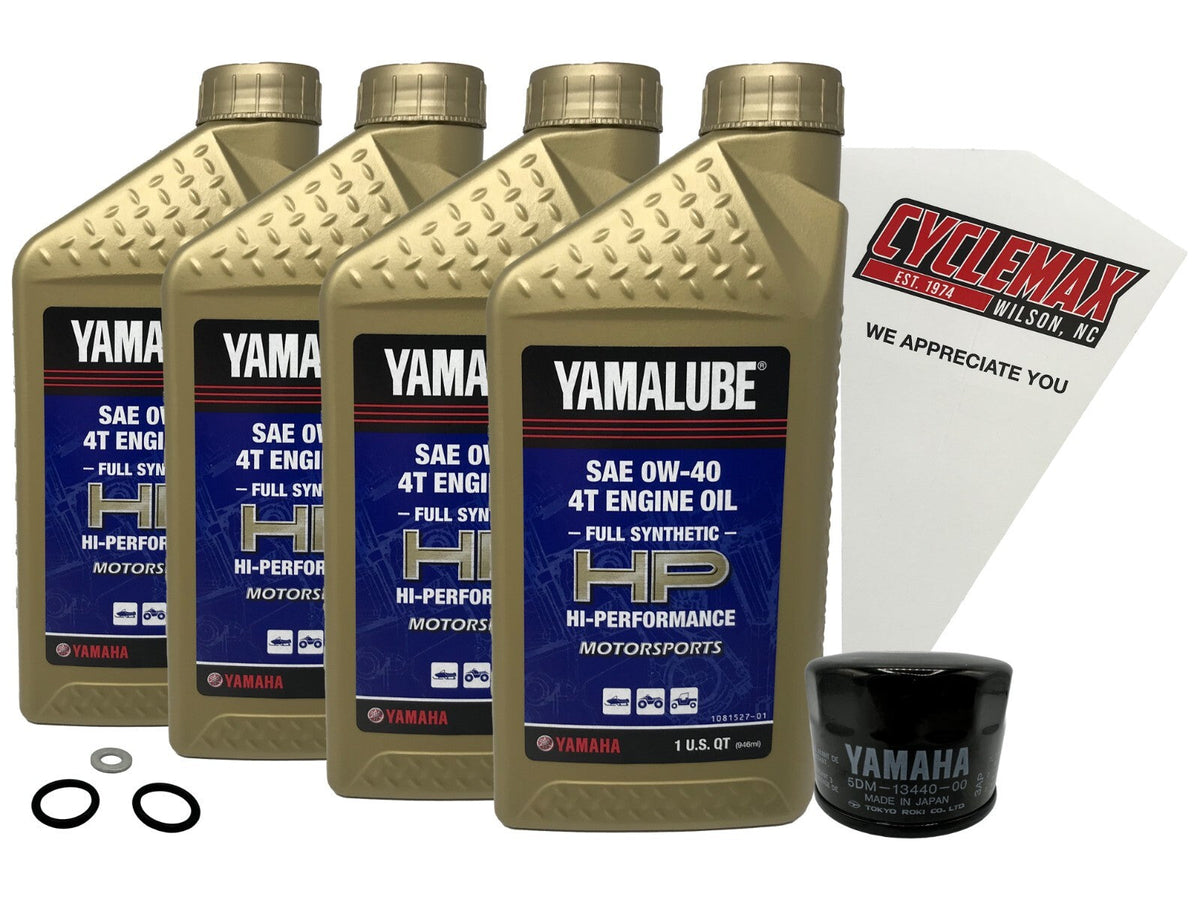 Yamaha Yamalube Full Synthetic Oil Change Kit for 2020-2021 VK PROFESIONAL II