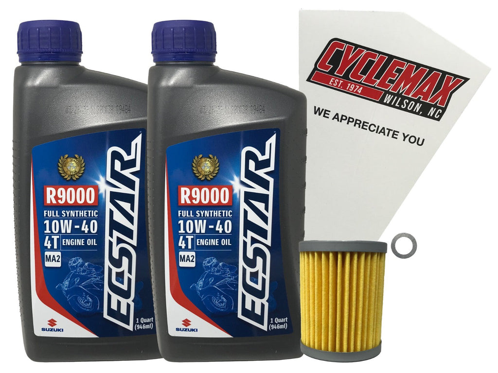 Suzuki Ecstar Full Synthetic Oil Change Kit for 2003-2006 AN-400 BURGMAN