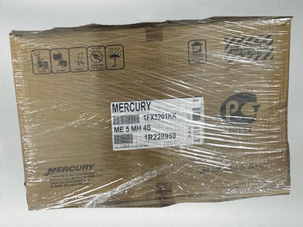 Mercury 5hp Tiller FourStroke Outboard Motor, 15" Shaft Model ME 5MH