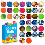 Rubber Bouncy Balls Kids Party Bag Fillers Toys | 35 Pack