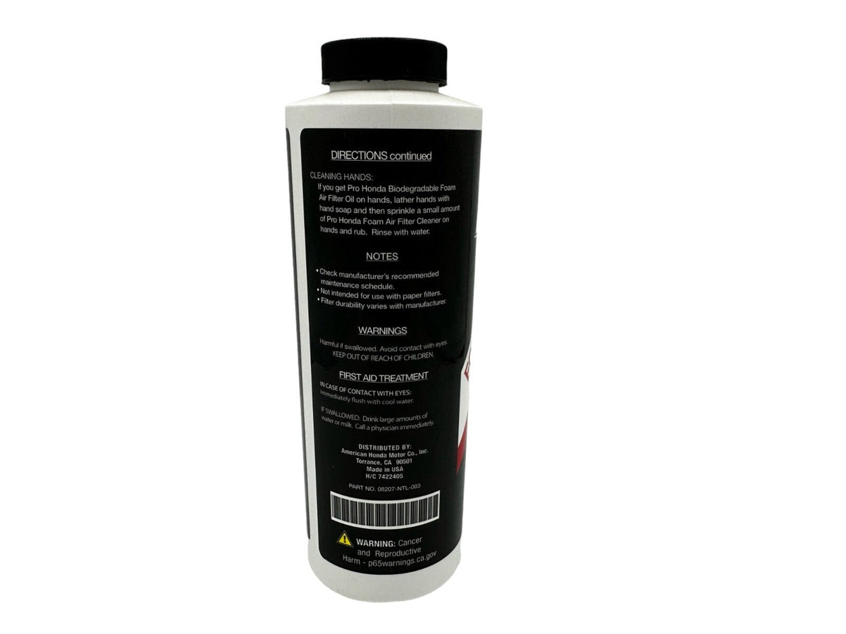 Honda Genuine No Toil Foam Air Filter Cleaner 08207-NTL-003 - 4 Pack
