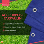 Tarpaulin Ground Cover Sheet | Waterproof Outdoor | 1M