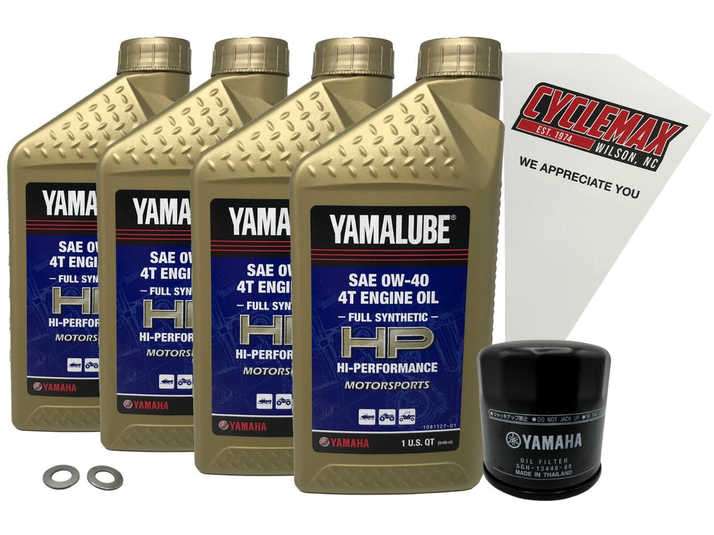 Yamaha Yamalube Full Synthetic Oil Change Kit for 2007-2009 RX-1