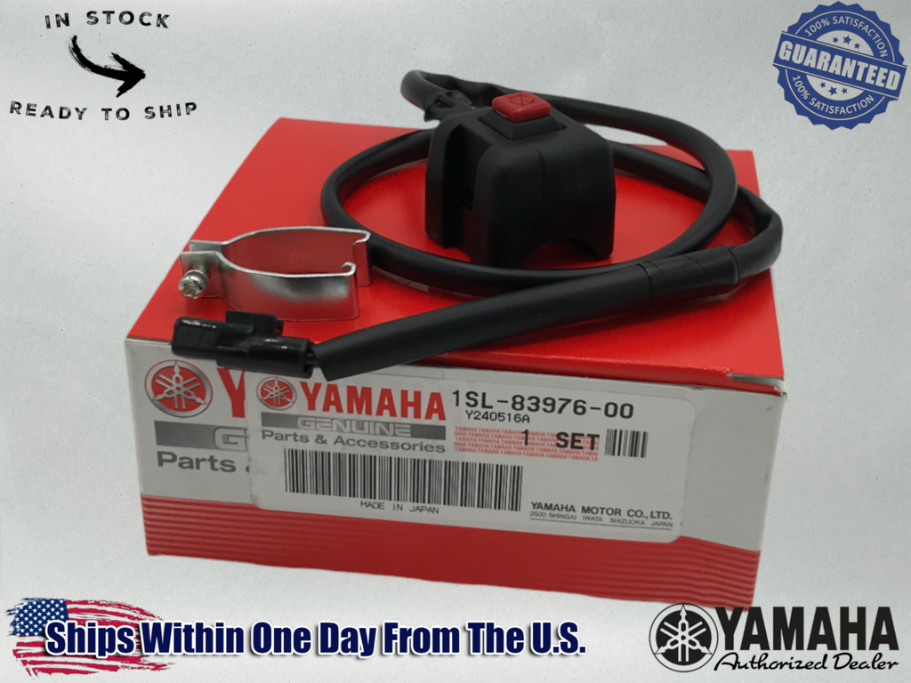 Yamaha OEM 14-21 YZ250F YZ450F/FX ENGINE STOP KILL SWITCH 1SL-83976-00-00 1