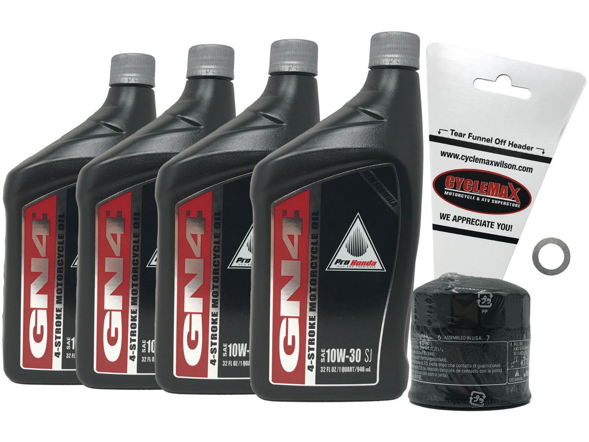 Honda GN4 Standard 10W-30 Oil Change Kit for 1986-1987 VFR700 INTERCEPTOR